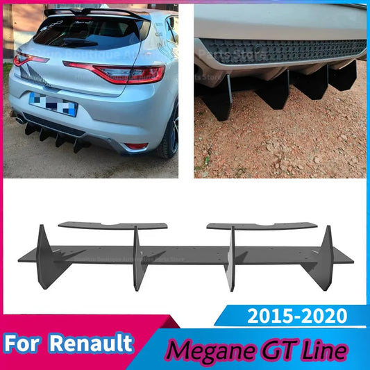 Difusor Traseiro Desportivo para Renault Megane GT Line 2015-2020