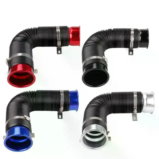 Auto Air  Hose Filter Set with Cold Air Pipe Sensor Kit for Increased Horsepower and Engine Protection