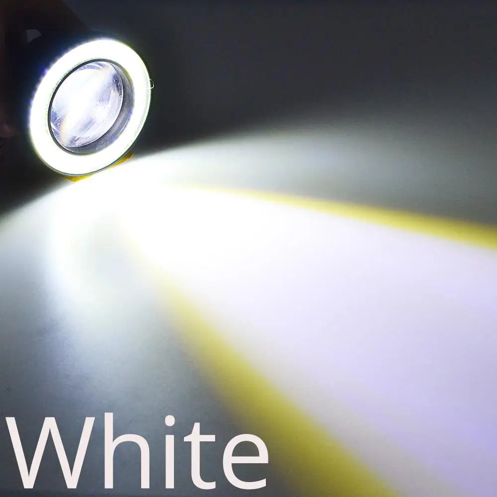 2X Car COB Auto DRL Led 12V HeadLamps Angel Eyes Fog Waterproof Headlights DRL Daytime Running DayLight Turn Signal Trunk Led