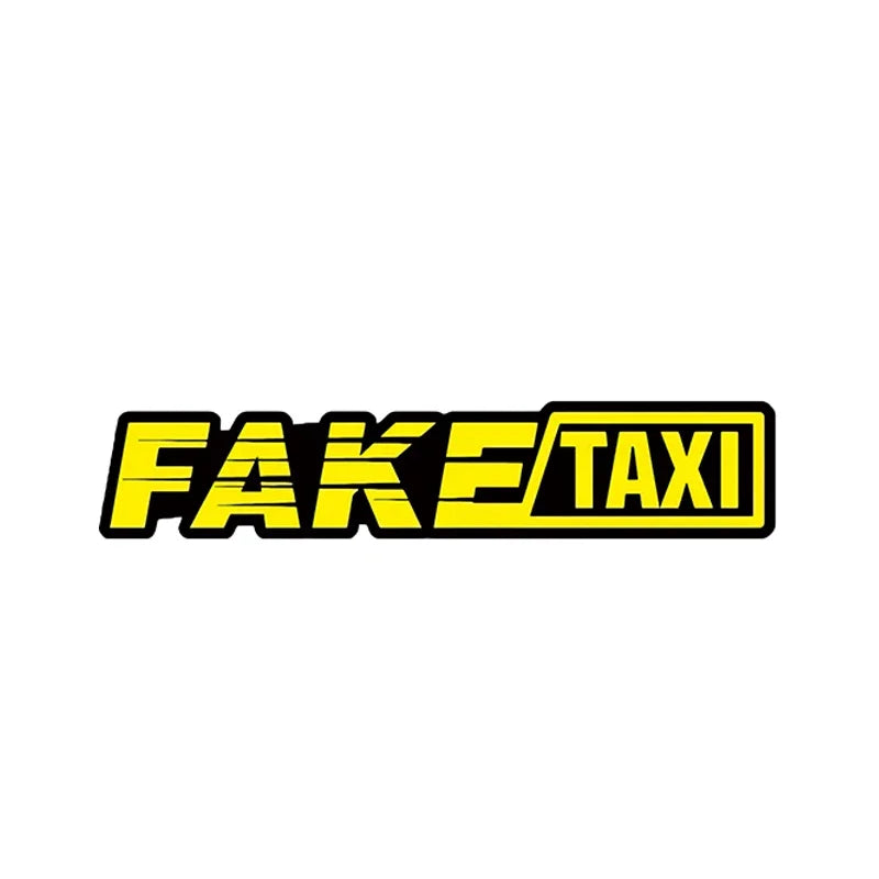 Autocolantes Fake Taxi — Vinil Resistente à Água para Carro e Mota